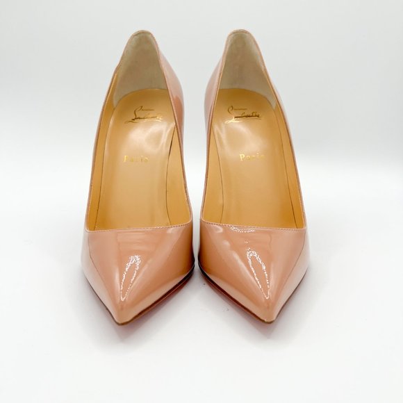 Christian Louboutin Pigalle Follies 100 Patent Leather Red Bottom Pumps - Picture 2 of 13